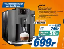Expert Jura kaffeevollautomat e6 dark inox (ec) Angebot