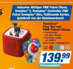 Expert Toniebox play set mit paw patrol chase Angebot