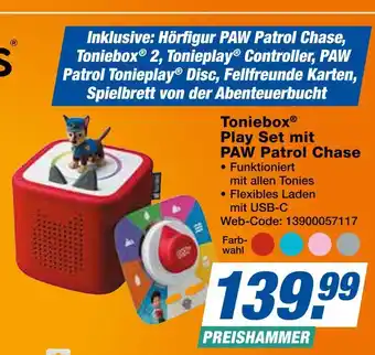 Expert Toniebox play set mit paw patrol chase Angebot
