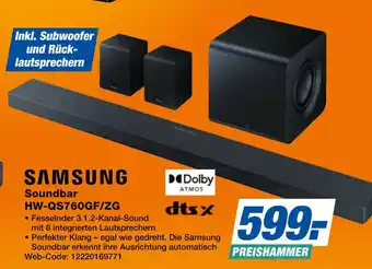 Expert Samsung soundbar hw-qs760gf/zg Angebot