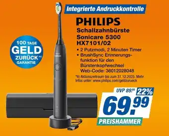 Expert Philips schallzahnbürste sonicare 5300 hx7101/02 Angebot