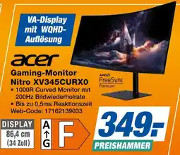 Expert Acer gaming-monitor nitro xv345curx0 Angebot