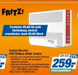Expert Fritz! fritz!box 6690 cable Angebot
