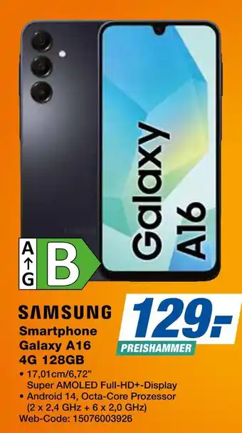 Expert Samsung galaxy a16 4g 128gb Angebot