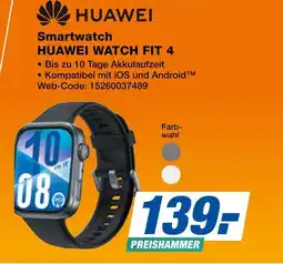 Expert Huawei smartwatch huawei watch fit 4 Angebot