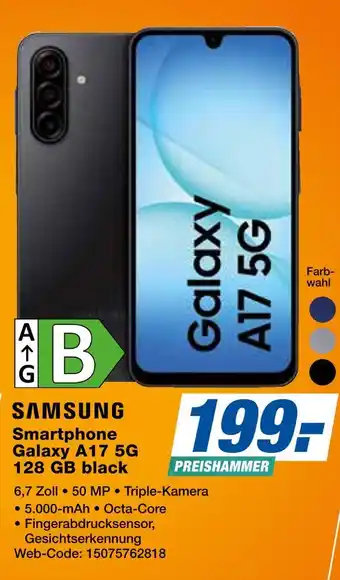 Expert Samsung galaxy a17 5g 128 gb black Angebot