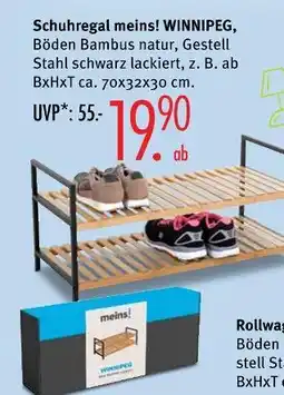 Trends Möbel Meins! winnipeg schuhregal Angebot