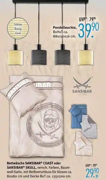 Trends Möbel Sansibar bettwäsche coast oder skull Angebot