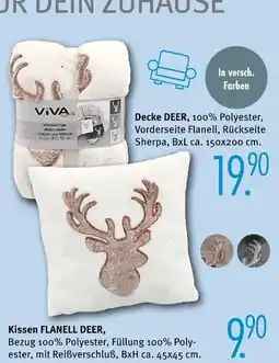 Trends Möbel Viva decke deer Angebot
