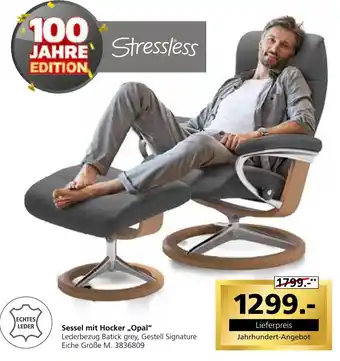 Segmüller Stressless sessel mit hocker „opal“ Angebot