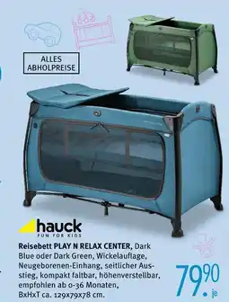 Trends Möbel Hauck reisebett play n relax center, dark Angebot