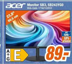 Expert Acer monitor sb3, sb243ygo Angebot