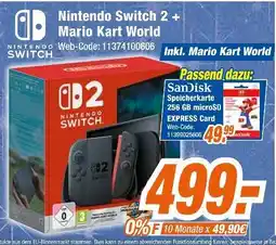 Expert Nintendo switch nintendo switch 2 + mario kart world Angebot