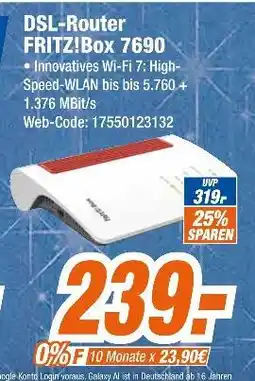Expert Dsl-router fritz!box 7690 Angebot