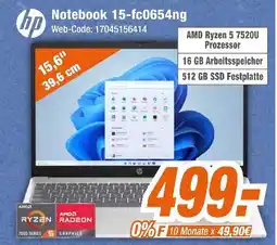 Expert Hp notebook 15-fc0654ng Angebot
