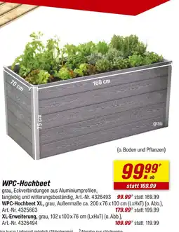toom Baumarkt Wpc-hochbeet Angebot