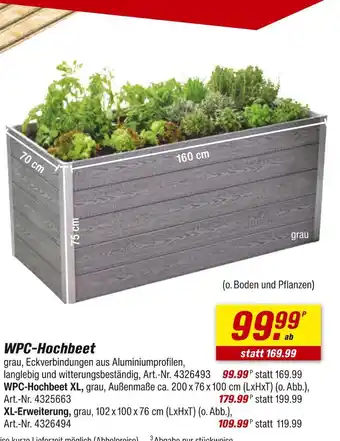toom Baumarkt Wpc-hochbeet Angebot