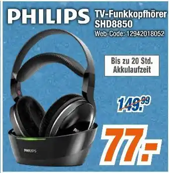 Expert Philips tv-funkkopfhörer shd8850 Angebot