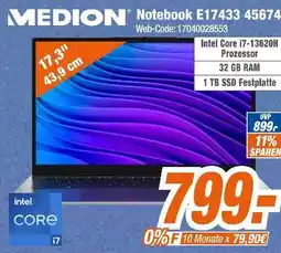 Expert Medion notebook e17433 45674 Angebot