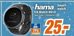 Expert Hama smartwatch fit watch 6910 Angebot