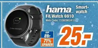 Expert Hama smartwatch fit watch 6910 Angebot