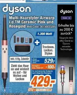 Expert Dyson multi-haarstyler airwarp i.d.tm ceramic pink und rosegold Angebot