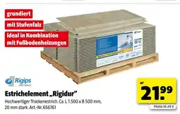 Hagebau Rigips estrichelement „rigidur“ Angebot