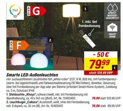 toom Baumarkt Tint stehleuchte khaya Angebot