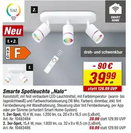 toom Baumarkt Smarte spotleuchte nalo 2er-spot Angebot