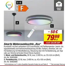 toom Baumarkt Wand- und deckenleuchte kea Angebot