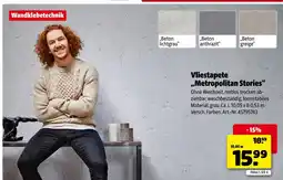 Hagebau Vliestapete metropolitan stories beton lichtgrau Angebot