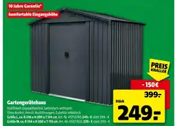 Hagebau Gartengerätehaus größe l Angebot