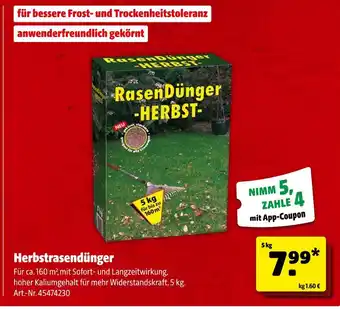 Hagebau Rasendünger herbst Angebot