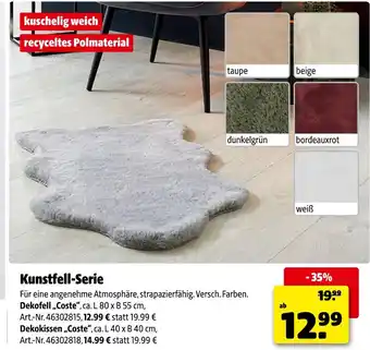 Hagebau Dekofell coste ca. l 80 x b 55 cm Angebot