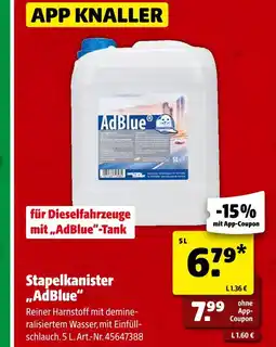 Hagebau Stapelkanister „adblue“ Angebot