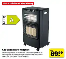 Hagebau Gas- und elektro-heizgerät Angebot