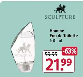 Rossmann Sculpture homme eau de toilette Angebot