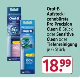 Rossmann Oral-b aufsteckzahnürste pro precision clean Angebot