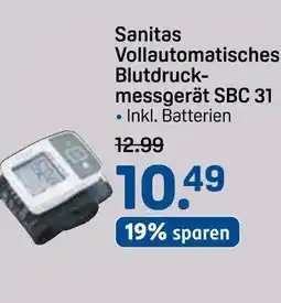 Rossmann Sanitas vollautomatisches blutdruckmessgerät sbc 31 Angebot