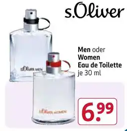 Rossmann S.oliver men eau de toilette Angebot