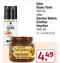 Rossmann Gliss glanz tonic Angebot