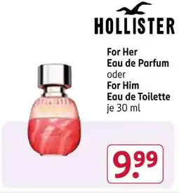 Rossmann Hollister for her eau de parfum Angebot