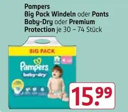 Rossmann Pampers big pack windeln Angebot