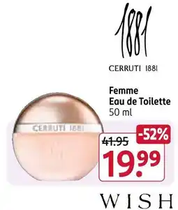 Rossmann Cerruti 1881 femme eau de toilette Angebot