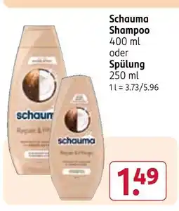 Rossmann Schauma shampoo Angebot