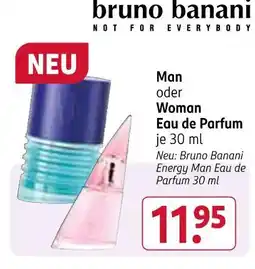 Rossmann Bruno banani man eau de parfum Angebot
