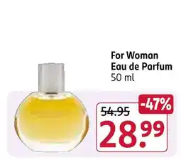 Rossmann For woman eau de parfum Angebot