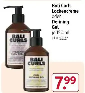 Rossmann Bali curls lockencreme Angebot