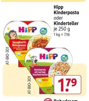 Rossmann Hipp kinderpasta Angebot