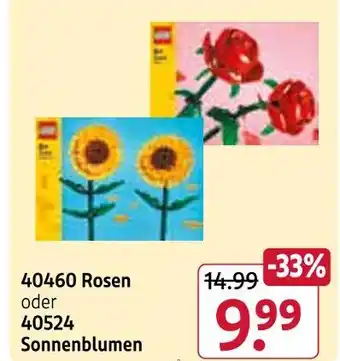 Rossmann Lego 40460 rosen Angebot